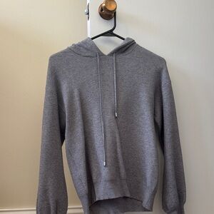 Magaschoni Gray Crewneck Hoodie Sweater